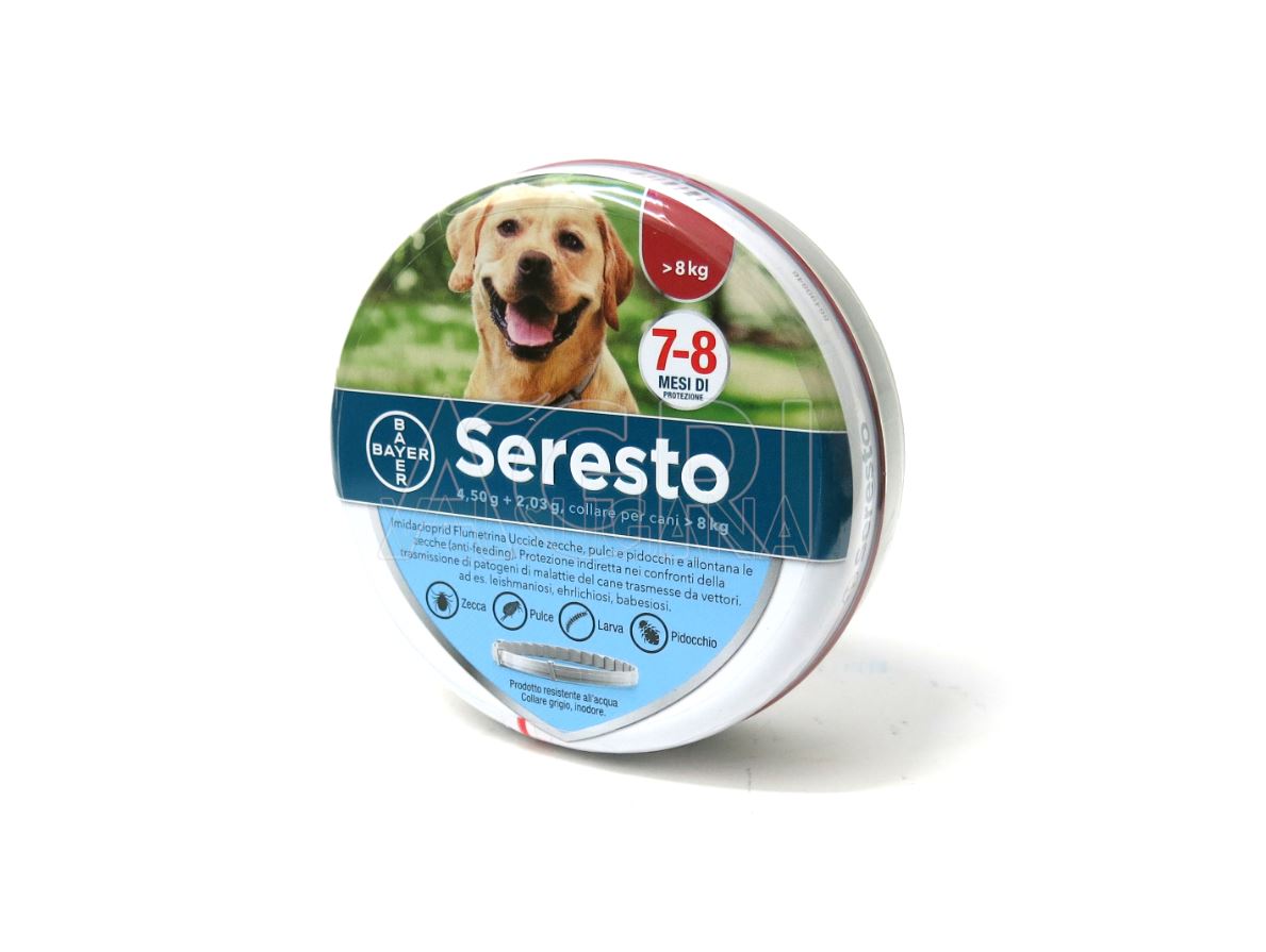 Seresto collare cane oltre 8 kg